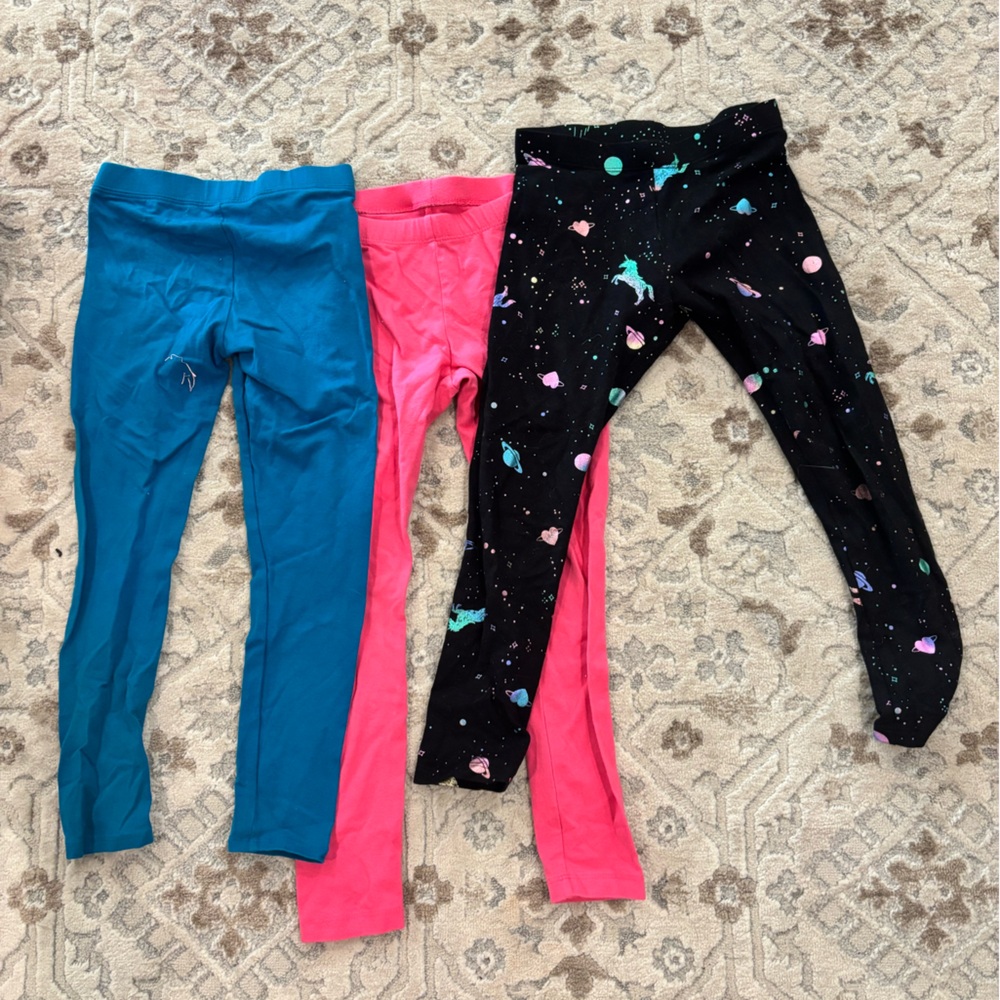 Kids Colorful Leggings Set